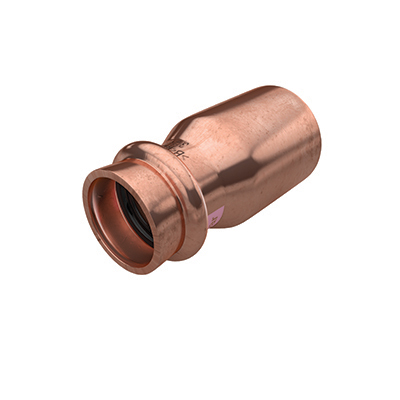 >B< MaxiPro Copper Press Fit Fitting Reducer (Pack of 2) 5/8'' to 3/8'', 1/2''